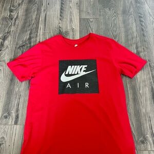 Nike Red Short Sleeve Tees Athletic Style